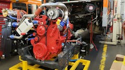 LA Metro installed 125 new lower emitting engines in its fleet of 45-foot series composite buses. LA Metro installed 125 new lower emitting engines in its fleet of 45-foot series composite buses.