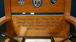 Dart Officer Brent Thompson's Honor Chair