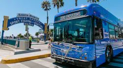 The new electric bus entered revenue service shortly following the ribbon cutting ceremony on Aug. 21.