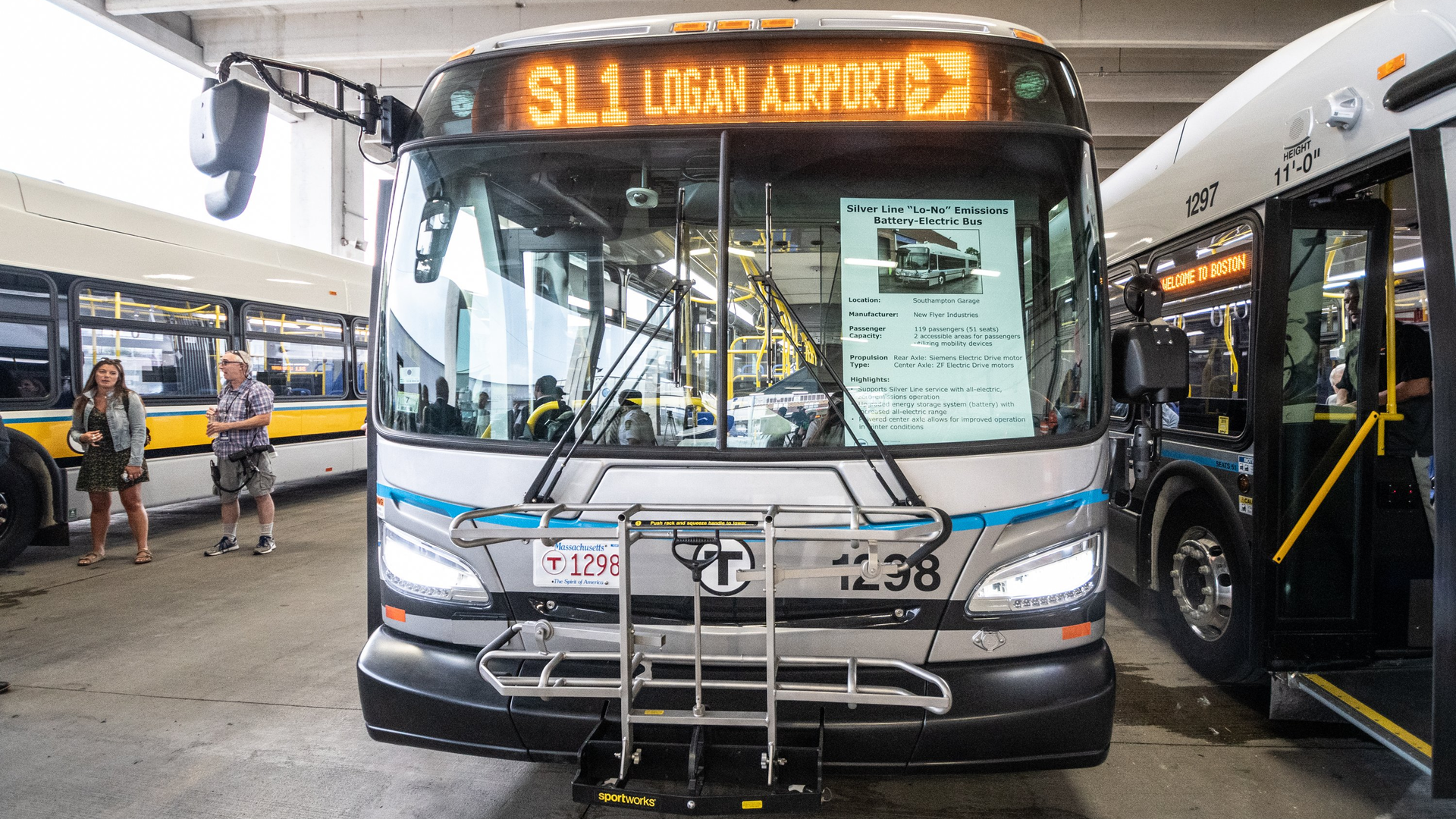 First zeroemission, batteryelectric buses join Massachusetts Bay Transportation Authority