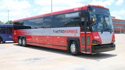 Cap Metro will begin using 28 new, cleaner MetroExpress buses later in August. Cap Metro will begin using 28 new, cleaner MetroExpress buses later in August.