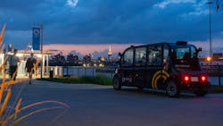 Optimus Ride launched New York state's first commercial self-driving vehicle system at the Brooklyn Navy Yard. Optimus Ride launched New York state's first commercial self-driving vehicle system at the Brooklyn Navy Yard.