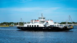 The Jean Ribault is a car and passenger ferry that connects the north and south ends of Florida State. The Jean Ribault is a car and passenger ferry that connects the north and south ends of Florida State.