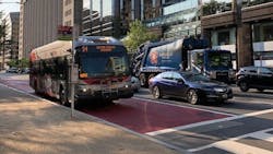 DDOT will make the bus-only lanes on H and I Streets, NW, permanent beginning Nov. 12. DDOT will make the bus-only lanes on H and I Streets, NW, permanent beginning Nov. 12.