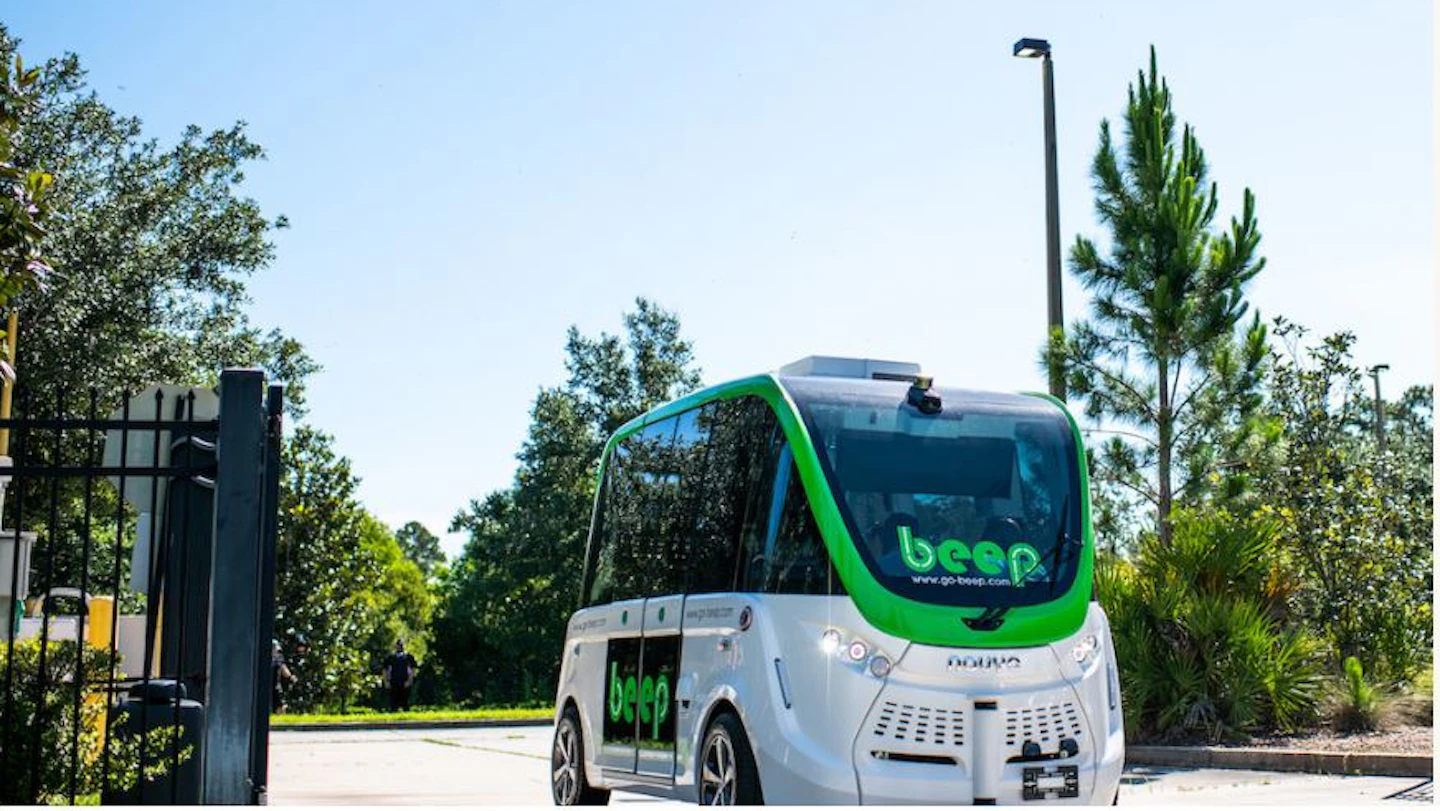 Orlando Community s First Autonomous Vehicle Now In Service In Lake