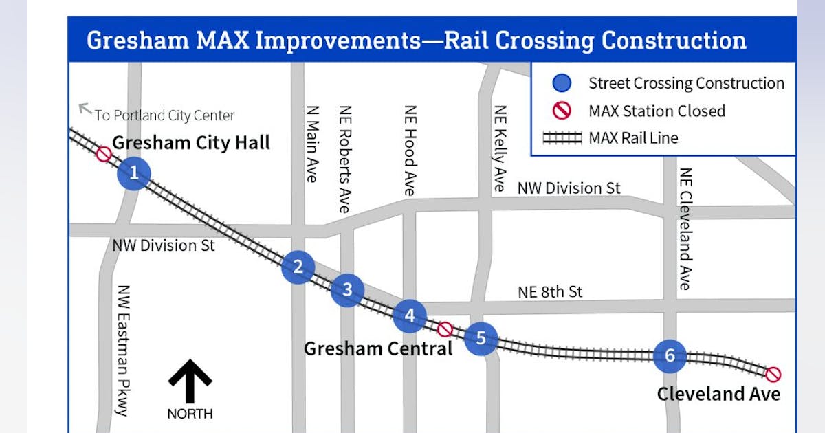 Gresham MAX Improvements project to upgrade rail crossings, improve service along the MAX Blue Line | Mass Transit gresham-max-improvements-project-to-upgrade-rail-crossings-improve-service-along-the-max-blue-line-mass-transit