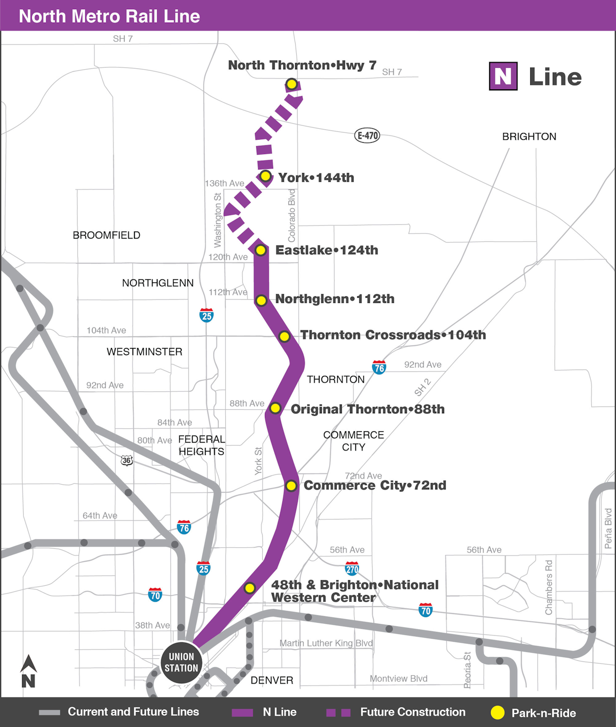 rtd denver light rail map Denver S N Line Opening Pushed To May Or August Of 2020 Mass Transit rtd denver light rail map