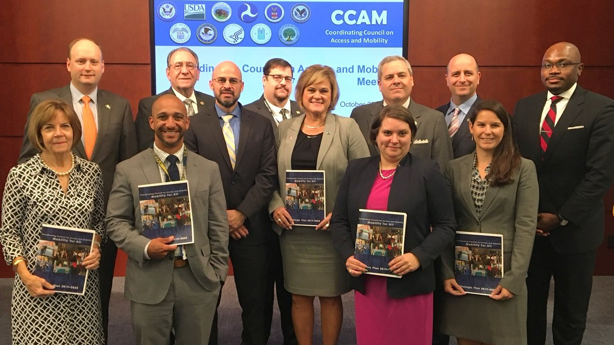 USDOT and 10 other federal agencies approved the strategic plan for the Coordinating Council on Access and Mobility, an interagency partnership to coordinate the efforts of federal agencies funding transportation services for targeted populations.