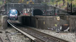 The western portal of the North River Tunnel in North Bergen, N.J.