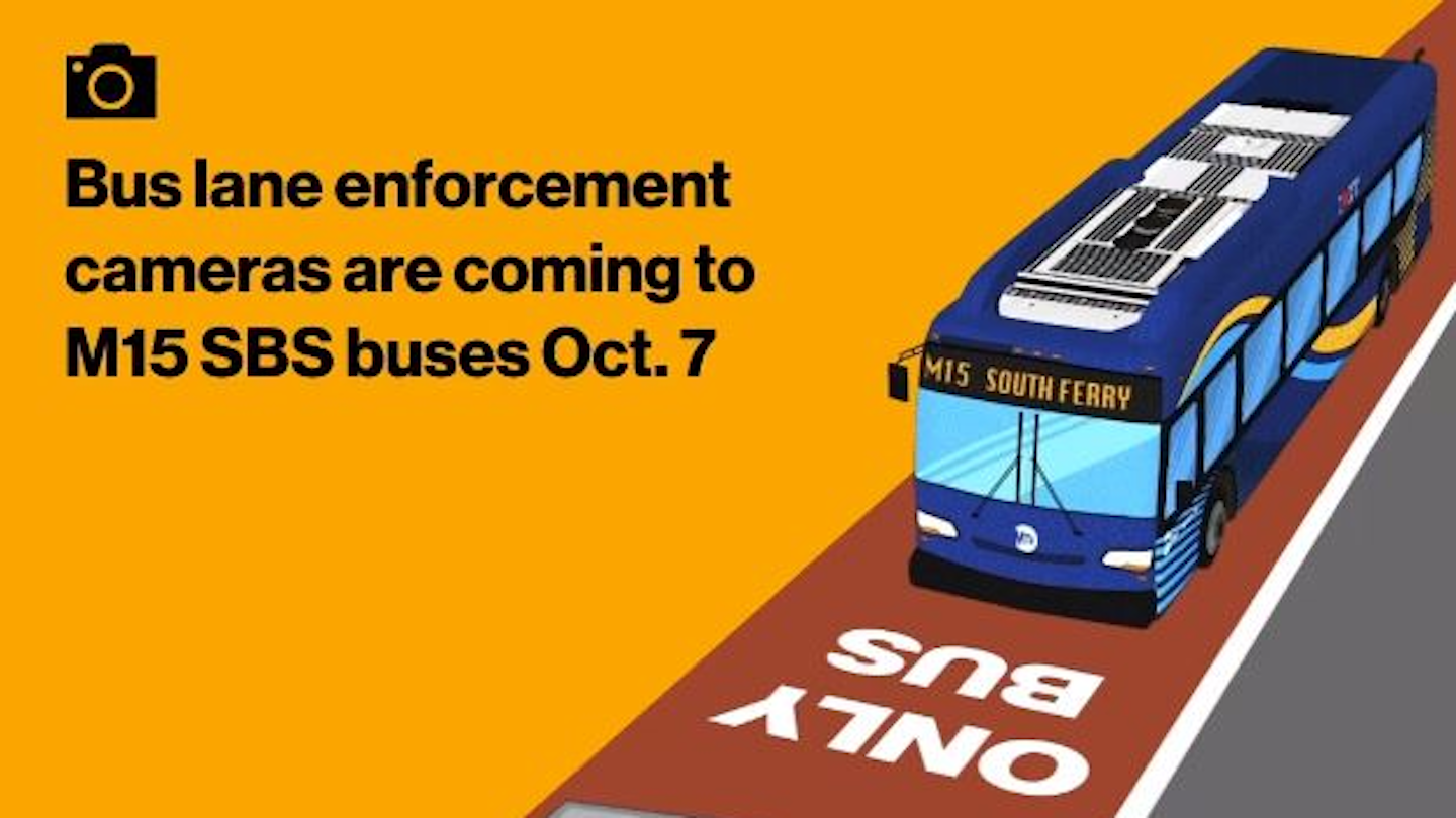 MTA announces updated fine structure for bus lane violation with bus