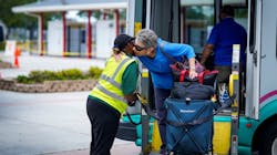 The Palm Tran Connection evacuated disabled individuals to the special needs shelter in West Palm Beach, Fla., during Hurricane Dorian this past September. The Palm Tran Connection evacuated disabled individuals to the special needs shelter in West Palm Beach, Fla., during Hurricane Dorian this past September.