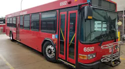 One of the 59 new 40-foot Gillig buses for the Port Authority of Allegheny County.