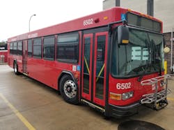 One of the 59 new 40-foot Gillig buses for the Port Authority of Allegheny County.