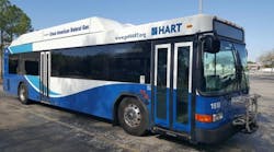 HART will be replacing its diesel-fueled buses with this compressed natural gas bus.