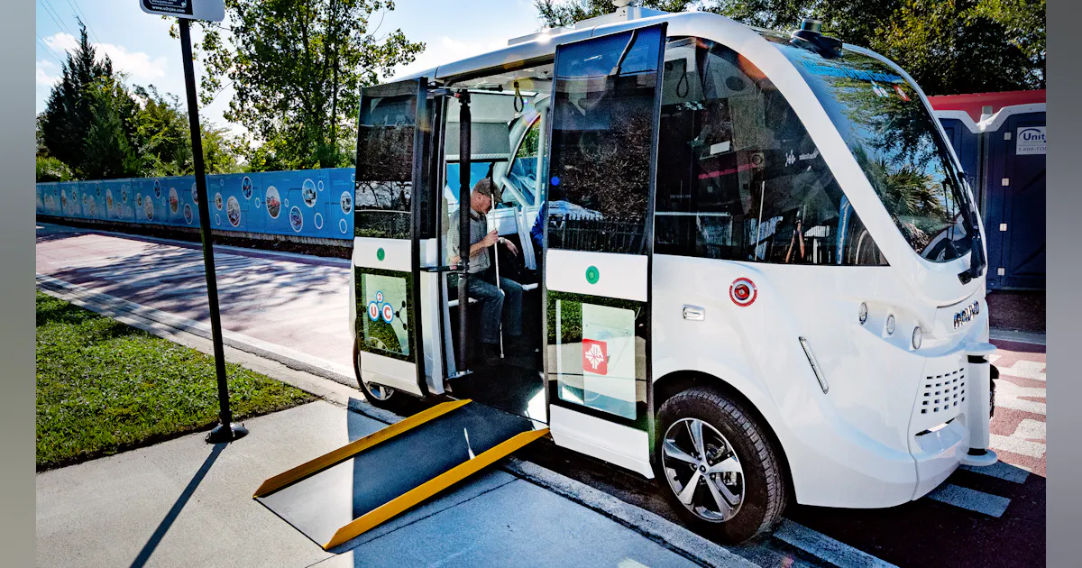 JTA testing ADA accessible autonomous vehicle | Mass Transit