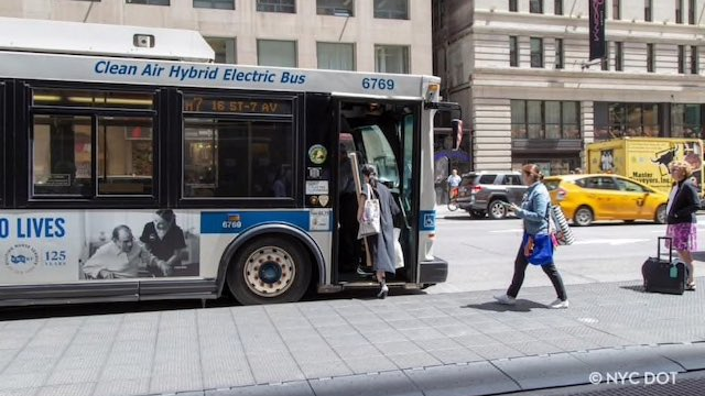 Some bus platforms have already been installed select on bus routes.