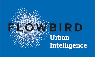 Flowbird Blue Background Logo 2019