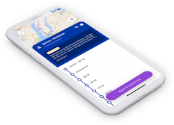 The Pigeon app allows transit riders to report in real time about their commute. The Pigeon app allows transit riders to report in real time about their commute.