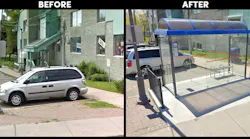STL improved accessibility to 185 bus stops on its regular network.