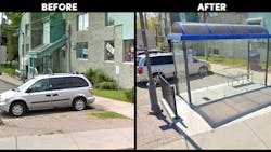 STL improved accessibility to 185 bus stops on its regular network. STL improved accessibility to 185 bus stops on its regular network.