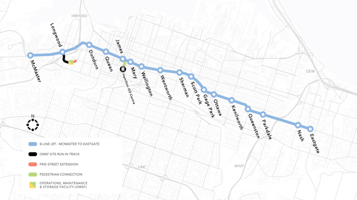 The Hamilton LRT project that would have constructed more than eight miles of light rail was cancelled by the province of Ontario on Dec. 16.