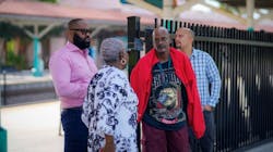 Palm Beach County Administrator Verdenia C. Baker, Palm Tran Executive Director Clinton B. Forbes and transit advocate Nicky Brown rode Palm Tran's Route 43 to allow Baker a chance to see improvements in action. Palm Beach County Administrator Verdenia C. Baker, Palm Tran Executive Director Clinton B. Forbes and transit advocate Nicky Brown rode Palm Tran's Route 43 to allow Baker a chance to see improvements in action.