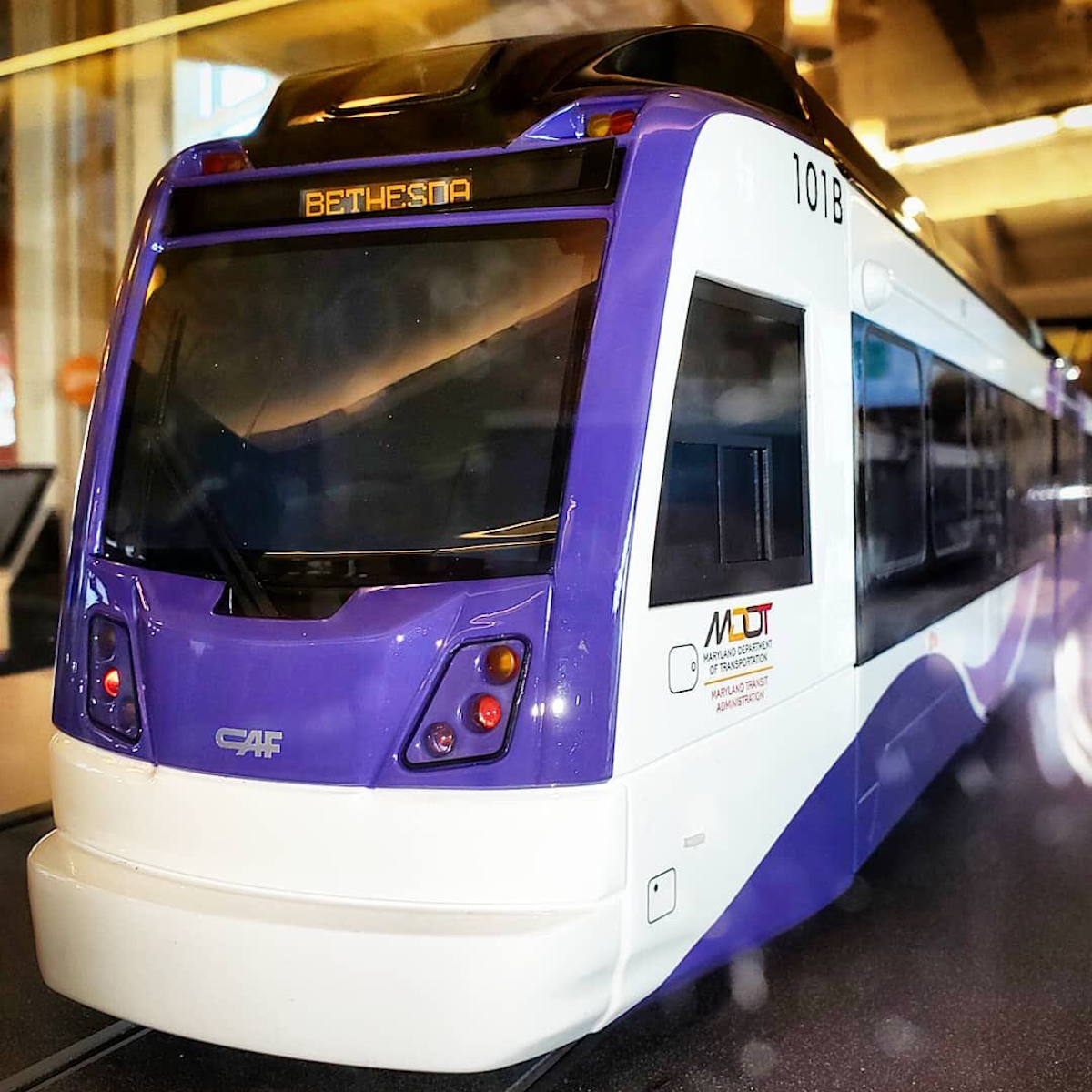 MDOT MTA Purple Line light-rail vehicle display on tour | Mass Transit