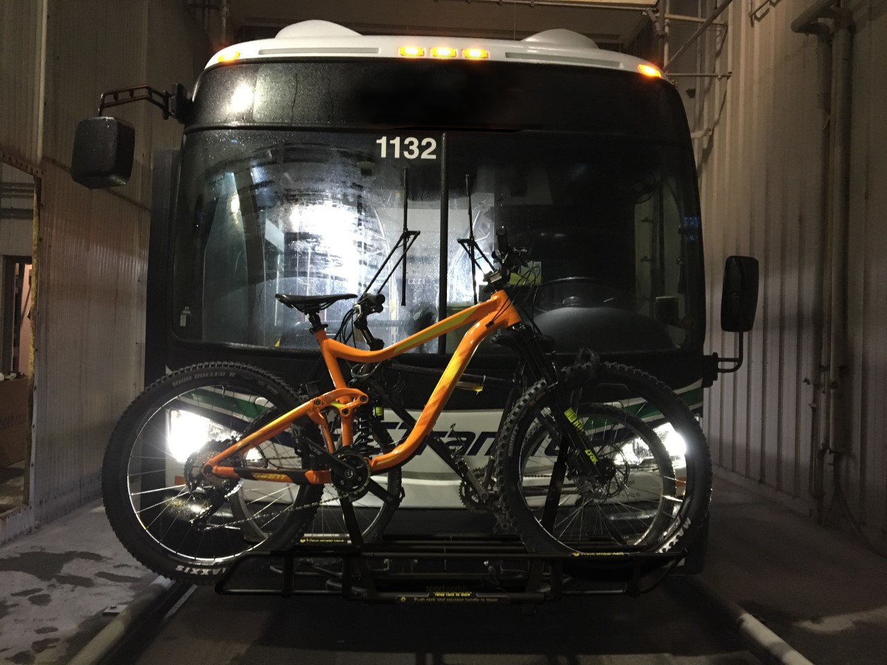 transit connect bike rack