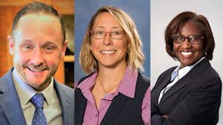 Left to right: Brendan Finn; Della Mosier and Lucinda Broussard. Left to right: Brendan Finn; Della Mosier and Lucinda Broussard.