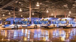 STM has received 32 of the 300 hybrid buses expected to arrive in 2020.