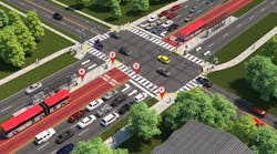 Wake County&apos;s proposed BRT corridor includes bus-only lanes, priority signaling and stations instead of stops for easier boarding.