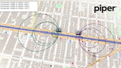 Piper Networks' says its Ultra Wideband transit positioning system delivers high reliability through redundant radio communication between the train and the wayside. Piper Networks' says its Ultra Wideband transit positioning system delivers high reliability through redundant radio communication between the train and the wayside.