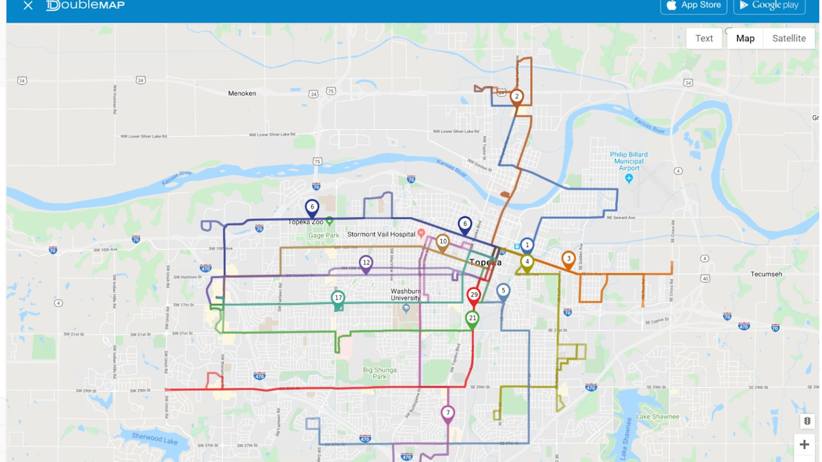 Topeka Metro launches real time bus tracker app Mass Transit