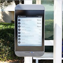 Connectpoint's Digital Bus Stop 13-inch display was installed in Washington, D.C. Connectpoint's Digital Bus Stop 13-inch display was installed in Washington, D.C.