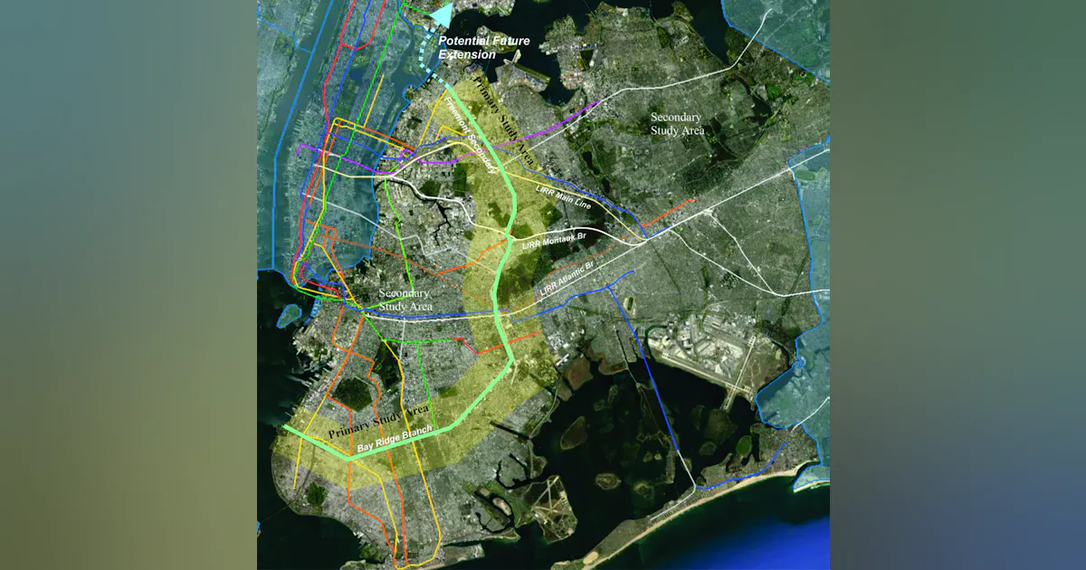 The Bay Ridge Branch MTA begins study of Bay Ridge Branch passenger service | Mass Transit