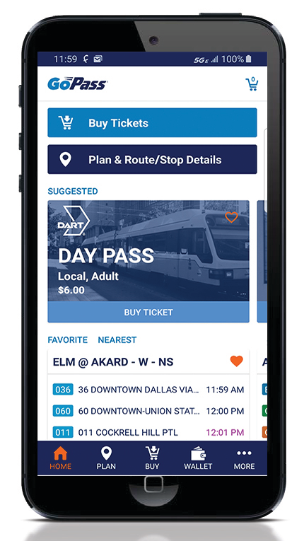 Go Pass Screen 15 Jan2020