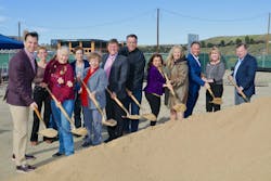 Santa Clarita Mayor Cameron Smyth along with Councilmembers and dignitaries break ground on the new bus transfer facility. Santa Clarita Mayor Cameron Smyth along with Councilmembers and dignitaries break ground on the new bus transfer facility.