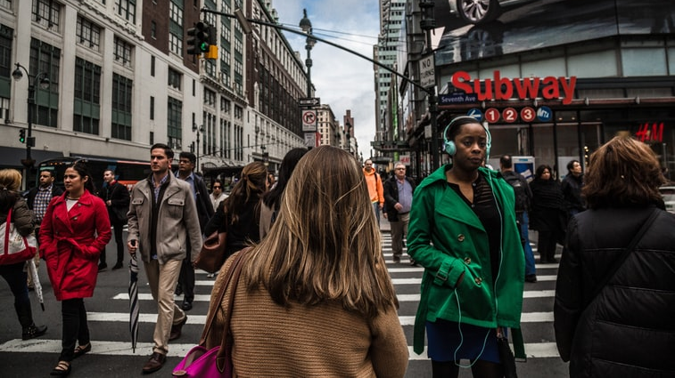 New York City topped the ranking as the most walkable city in the U.S.