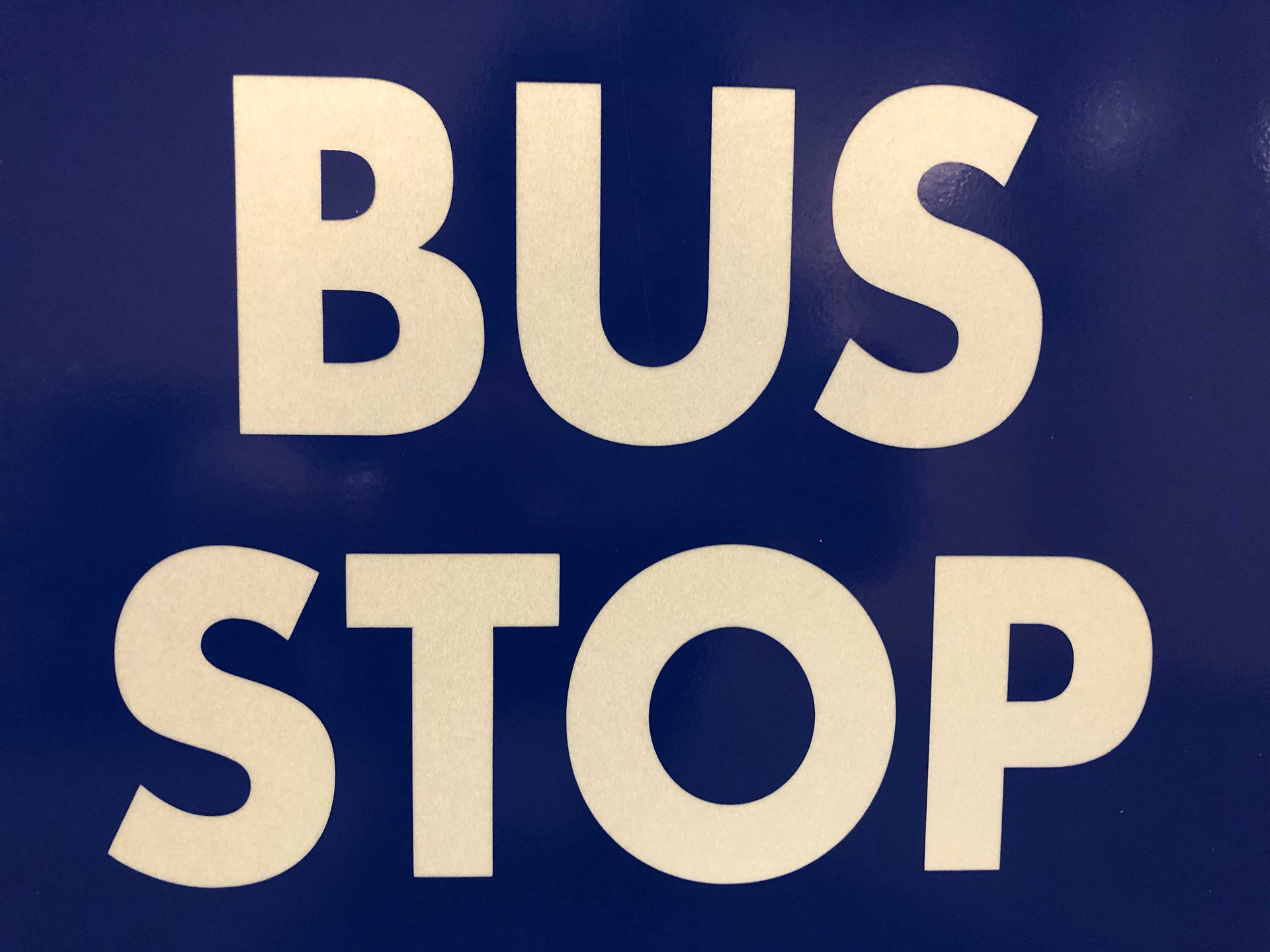 Rtc Bus Stop Sign
