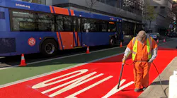 The Rose Lane Project will use transit-only lanes, which are already used on SW Madison Street in downtown Portland (pictured).