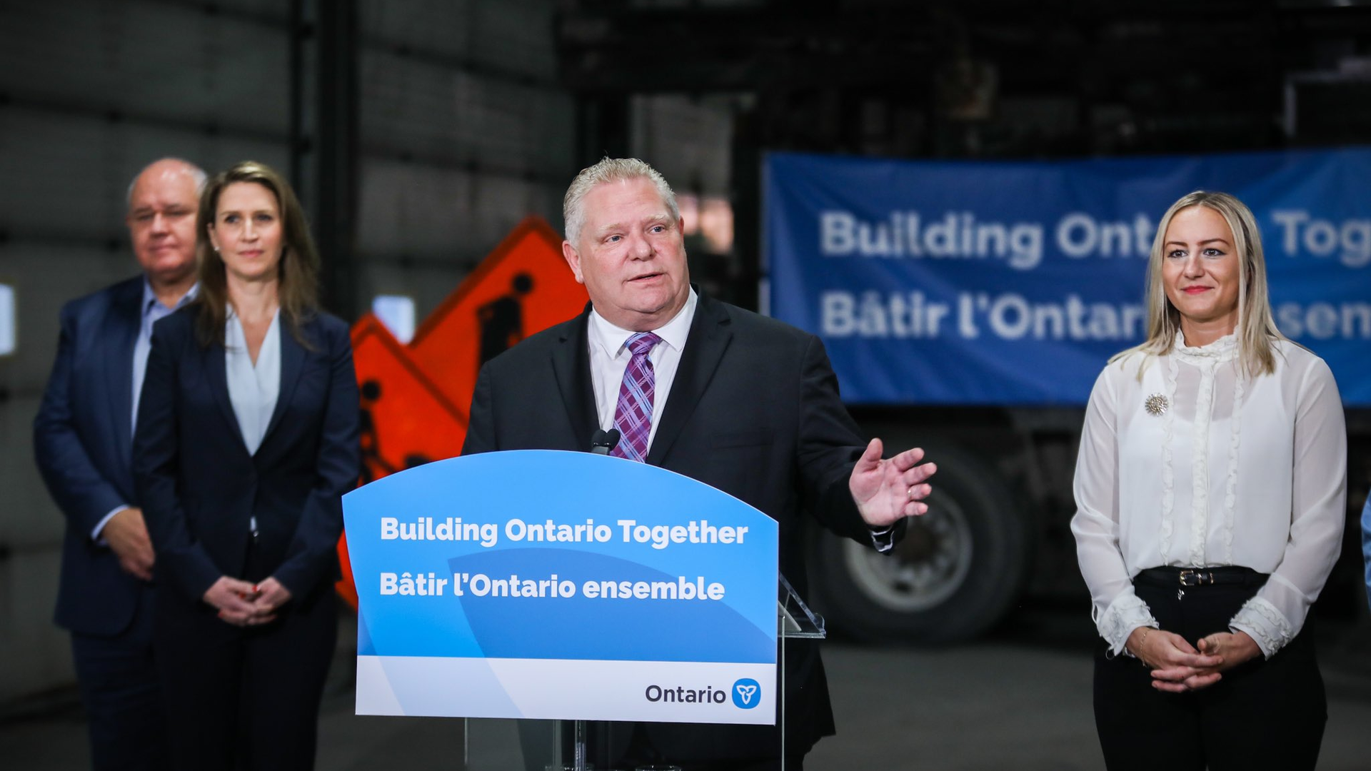 Premier Doug Ford wants the Canadian government to contribute at least 40 percent of the cost to four Toronto transit projects.