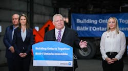 Premier Doug Ford wants the Canadian government to contribute at least 40 percent of the cost to four Toronto transit projects.