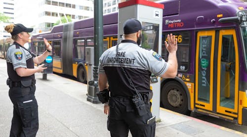 King County Fare Enforcement Officers Credit King County King County Fare Enforcement Officers Credit King County