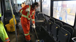 In response to COVID-19 BC Transit has implemented enhanced cleaning measures for its fleet of buses across the province.
