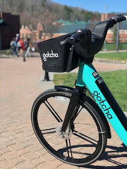 Local businesses can rent e-bikes or seated scooters for $15 a day. Local businesses can rent e-bikes or seated scooters for $15 a day.