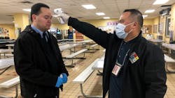 MTA says more than 3,500 employee temperatures are being checked per day. MTA says more than 3,500 employee temperatures are being checked per day.