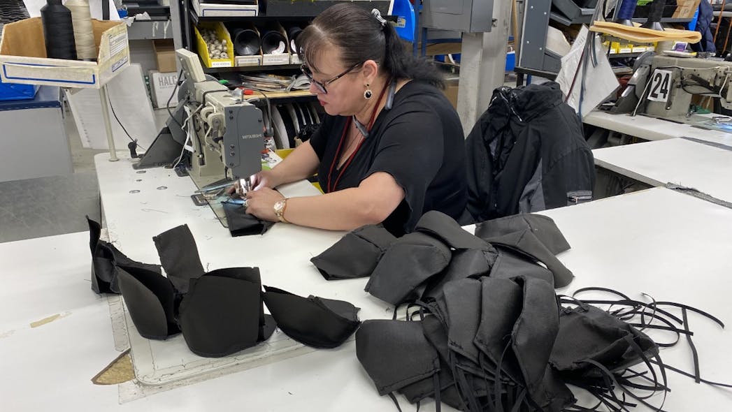 Freedman Seating, which typically supplies seats for the transportation industry, has been making face masks for frontline workers including 700 that will go to transit employees.