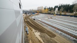Work on Sound Transit&apos;s Link Operations and Maintenance Facility East is one of the limited exceptions to the agency&apos;s temporary halting of non-critical construction activities.