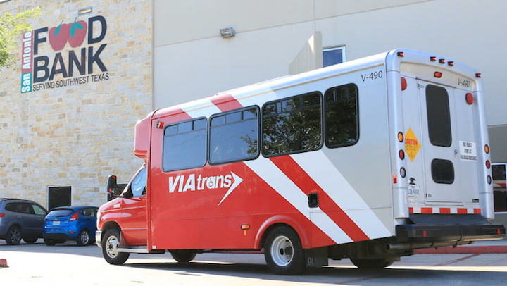 Via Metropolitan Transit San Antonio Food Bank Partner To Fight Hunger Mass Transit