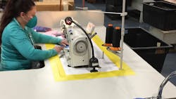 American Seating says it plans to make masks until the pandemic need diminishes. American Seating says it plans to make masks until the pandemic need diminishes.